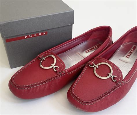 prada ladies driving shoes|prada driving shoes women's.